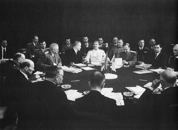 Сталин на Потсдамской конференции