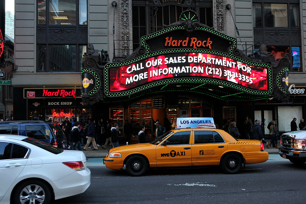Хард-рок кафе на Таймс сквер