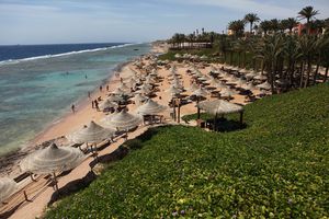 Пляж отеля Nubian Island