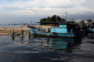 Вьетнамские рыбаки в деле